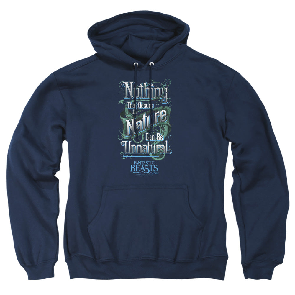 Fantastic Beasts Unnatural Mens Hoodie Navy Officially Licensed