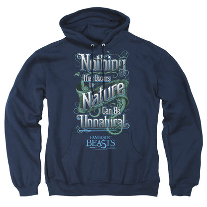 Fantastic Beasts Unnatural Mens Hoodie Navy Officially Licensed