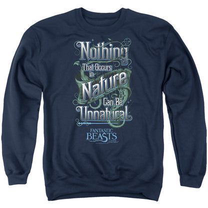 Fantastic Beasts Unnatural Mens Crewneck Sweatshirt Navy