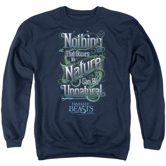 Fantastic Beasts Unnatural Mens Crewneck Sweatshirt Navy