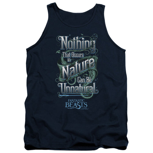 Fantastic Beasts Unnatural Mens Tank Top Shirt Navy Officially Licensed