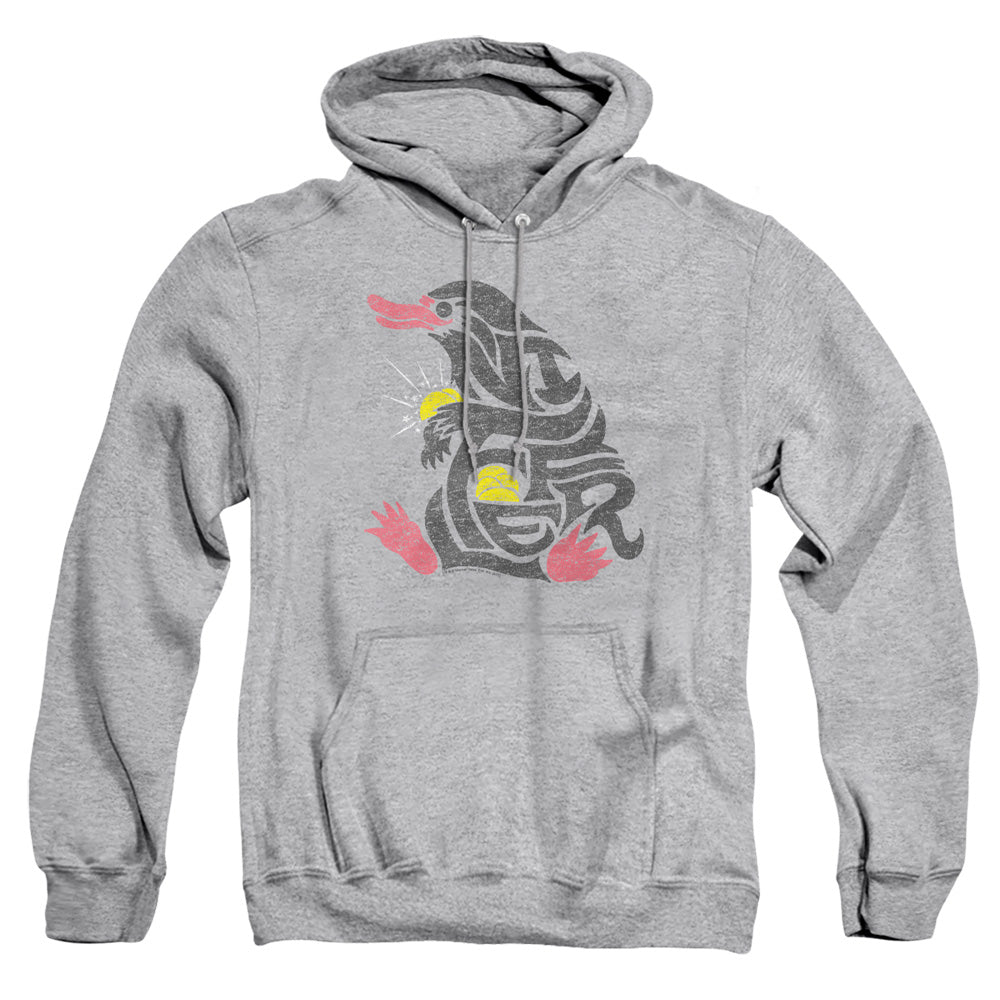 Fantastic Beasts Niffler Mens Hoodie Athletic Heather Officially Licensed