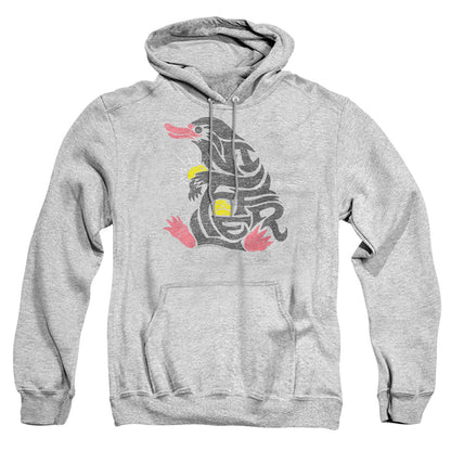 Fantastic Beasts Niffler Mens Hoodie Athletic Heather Officially Licensed
