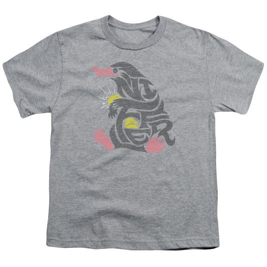 Fantastic Beasts Niffler Kids Youth T Shirt Athletic Heather Officially Licensed
