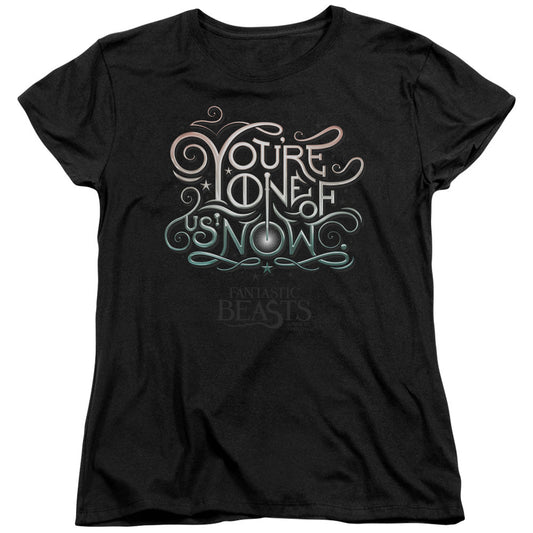 Fantastic Beasts One Of Us Womens T Shirt Black Officially Licensed