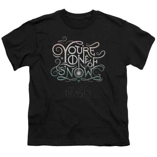 Fantastic Beasts One Of Us Kids Youth T Shirt Black Officially Licensed