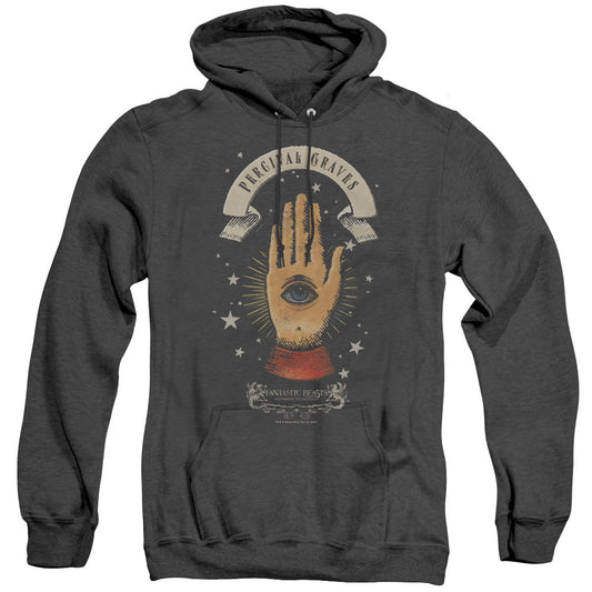 Fantastic Beasts Percival Graves Heather Mens Hoodie Black Officially Licensed