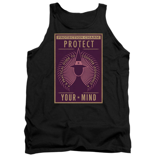 Fantastic Beasts Protect Your Mind Mens Tank Top Shirt Black Officially Licensed