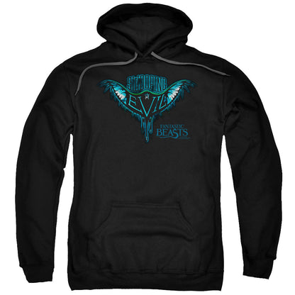 Fantastic Beasts Swooping Evil Mens Hoodie Black Officially Licensed