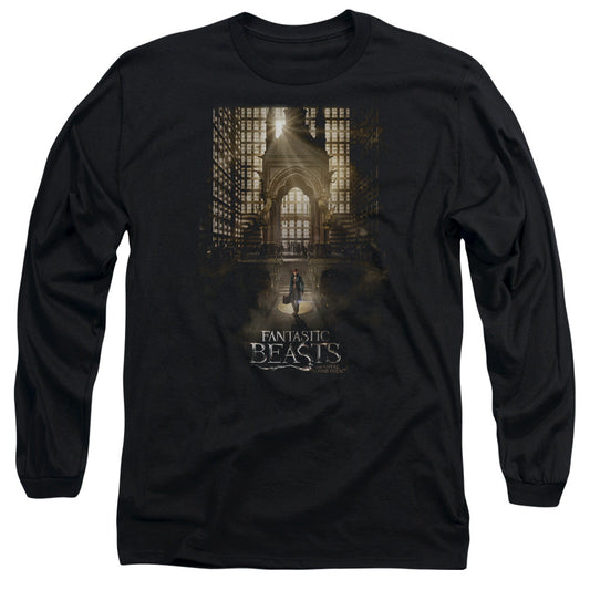 Fantastic Beasts Poster Mens Long Sleeve Shirt Black Officially Licensed Officially Licensed