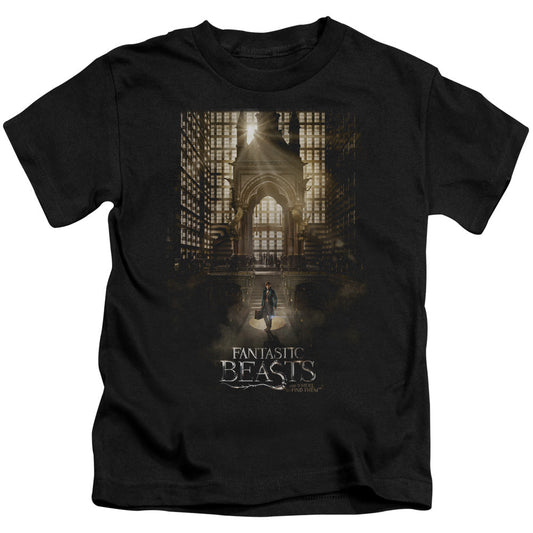 Fantastic Beasts Poster Juvenile Kids Youth T Shirt Black Officially Licensed