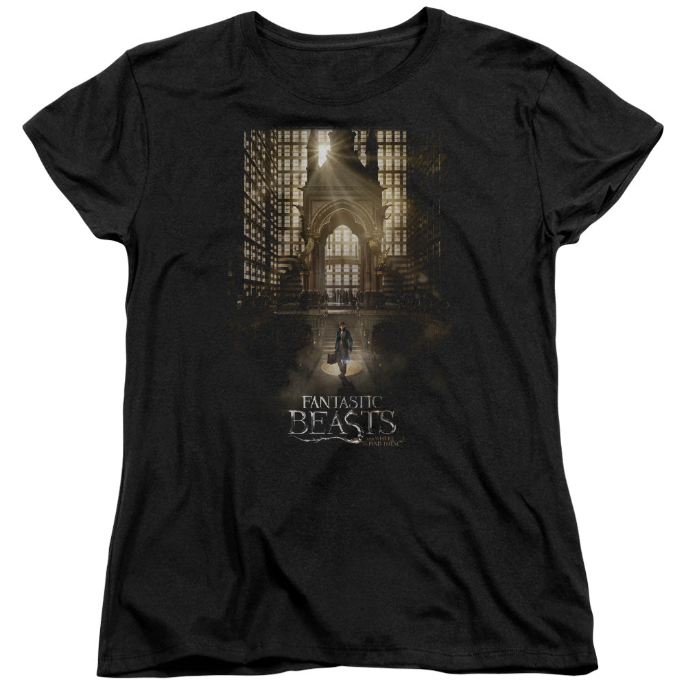 Fantastic Beasts Poster Womens T Shirt Black Officially Licensed