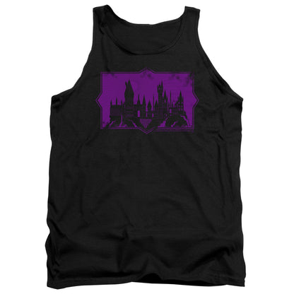 Fantastic Beasts 2 Hogwarts Silhouette Mens Tank Top Shirt Black Officially Licensed