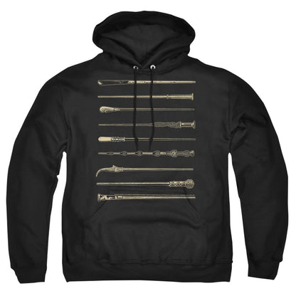 Fantastic Beasts 2 Wands Mens Hoodie Black Officially Licensed