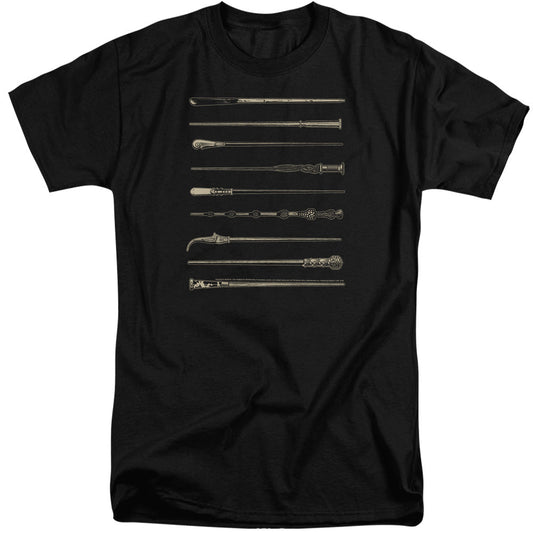 Fantastic Beasts 2 Wands Mens Tall T Shirt Black Officially Licensed