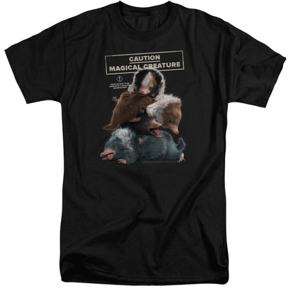 Fantastic Beasts 2 Cuddle Puddle Mens Tall T Shirt Black Officially Licensed