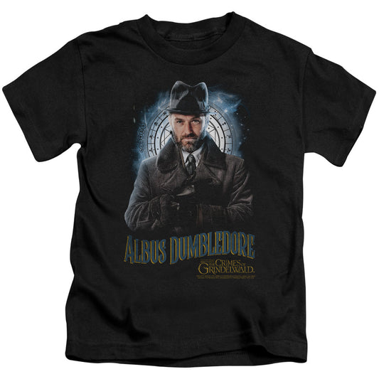 Fantastic Beasts 2 Dumbledore Juvenile Kids Youth T Shirt Black Officially Licensed