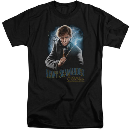 Fantastic Beasts 2 Scamander Monogram Mens Tall T Shirt Black Officially Licensed