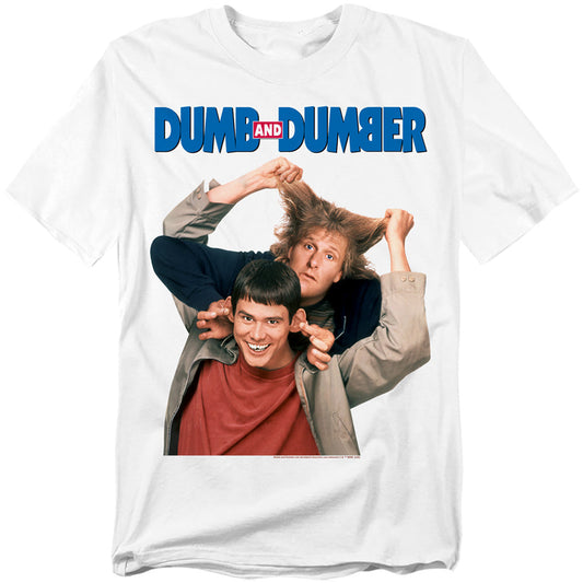 Dumb And Dumber Poster Mens T Shirt White Officially Licensed