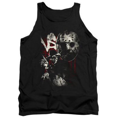 Freddy Vs Jason Scratches Mens Tank Top Shirt Black Officially Licensed