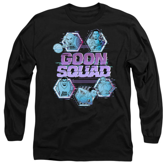 Space Jam 2 Goon Squad Tech Mens Long Sleeve Shirt Black Officially Licensed