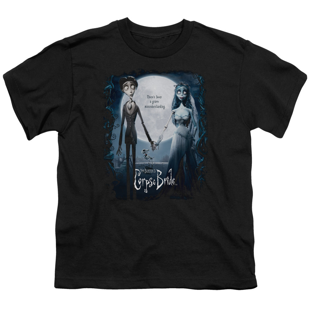 Corpse Bride Poster Kids Youth T Shirt Black Officially Licensed