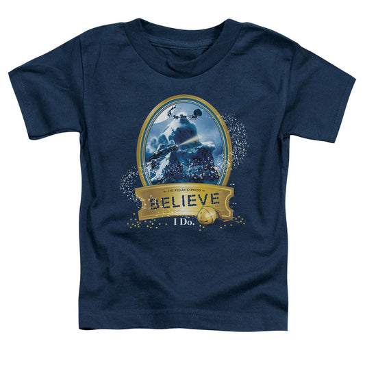 The Polar Express True Believer Toddler Kids Youth T Shirt Navy Blue Officially Licensed