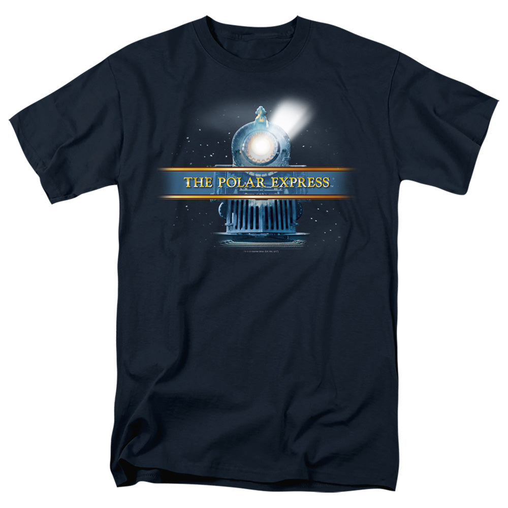 Polar Express Train Logo Mens T Shirt Navy Officially Licensed