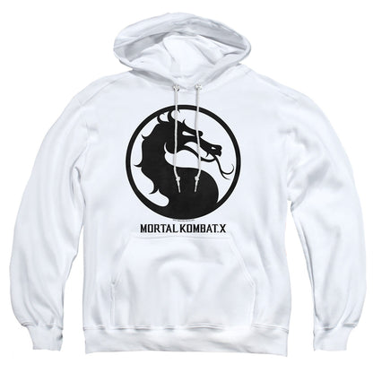 Mortal Kombat X Seal Mens Hoodie White Officially Licensed