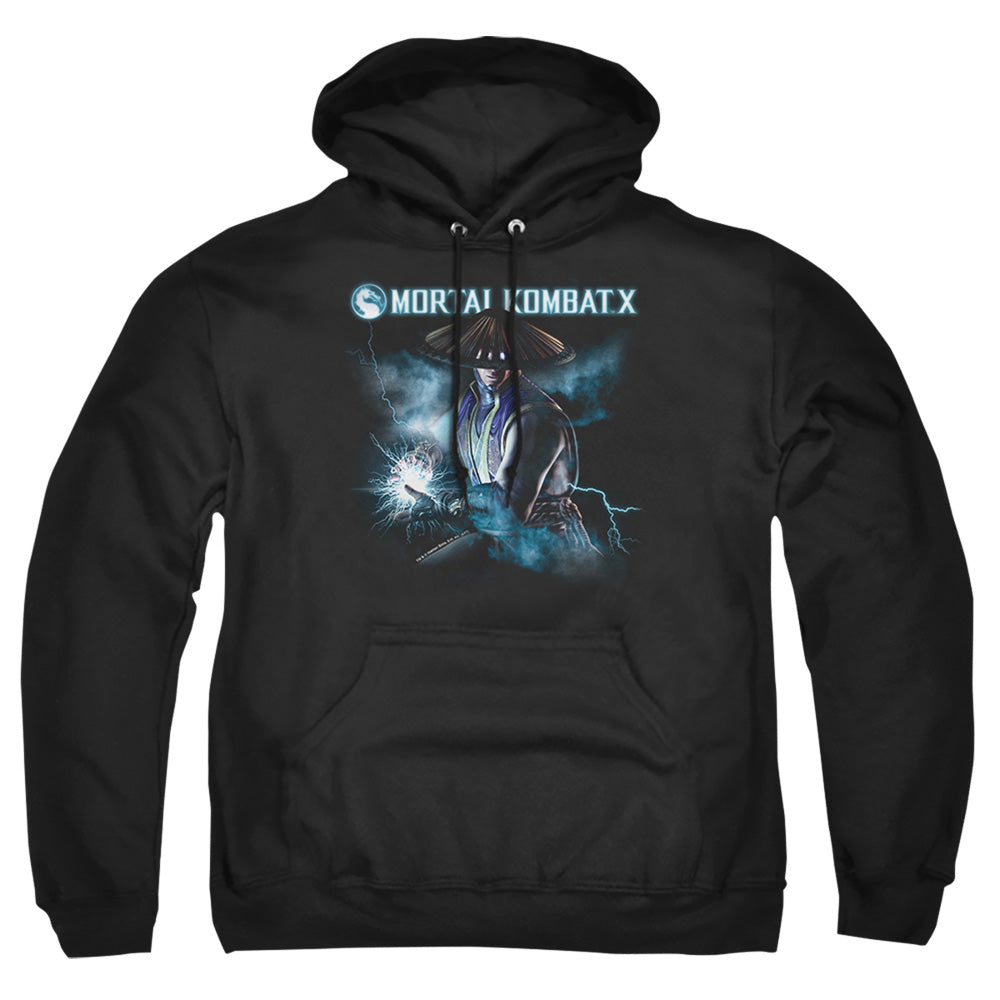 Mortal Kombat X Raiden Mens Hoodie Black Officially Licensed
