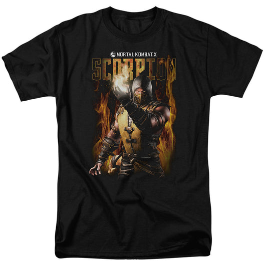 Mortal Kombat Scorpion Mens T Shirt Black Officially Licensed