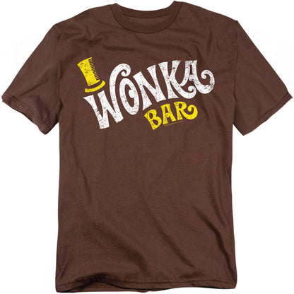 Willy Wonka And The Chocolate Factory Wonka Logo Mens T Shirt Coffee Officially Licensed