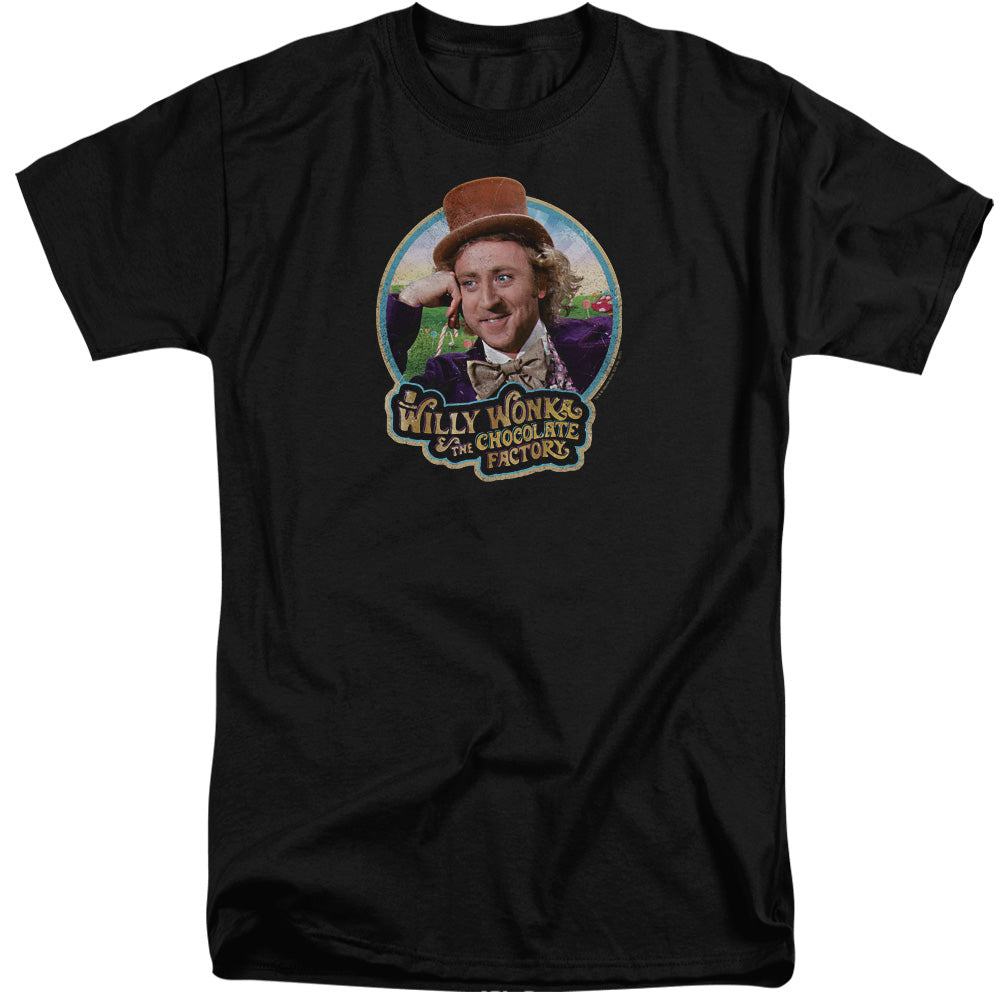 Willy Wonka And The Chocolate Factory Its Scruiddlyumptious Mens Tall T Shirt Black Officially Licensed