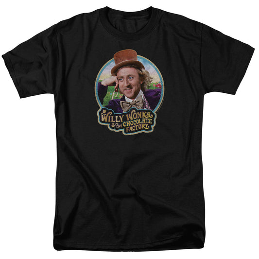 Willy Wonka And The Chocolate Factory Its Scrumdiddlyumptious Mens T Shirt Black Officially Licensed