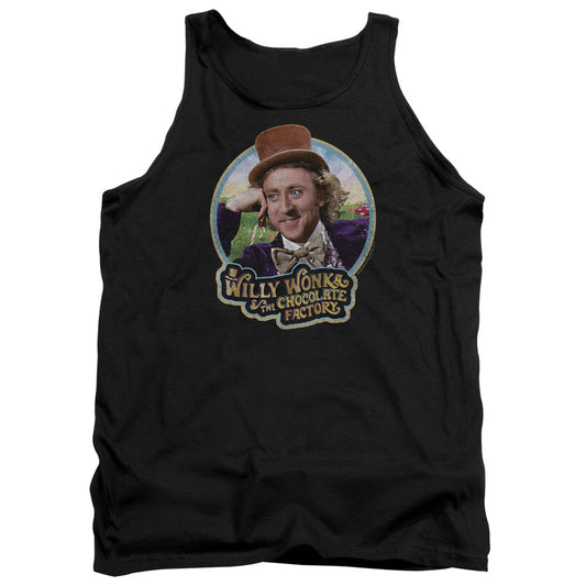 Willy Wonka And The Chocolate Factory Its Scruiddlyumptious Mens Tank Top Shirt Black Officially Licensed