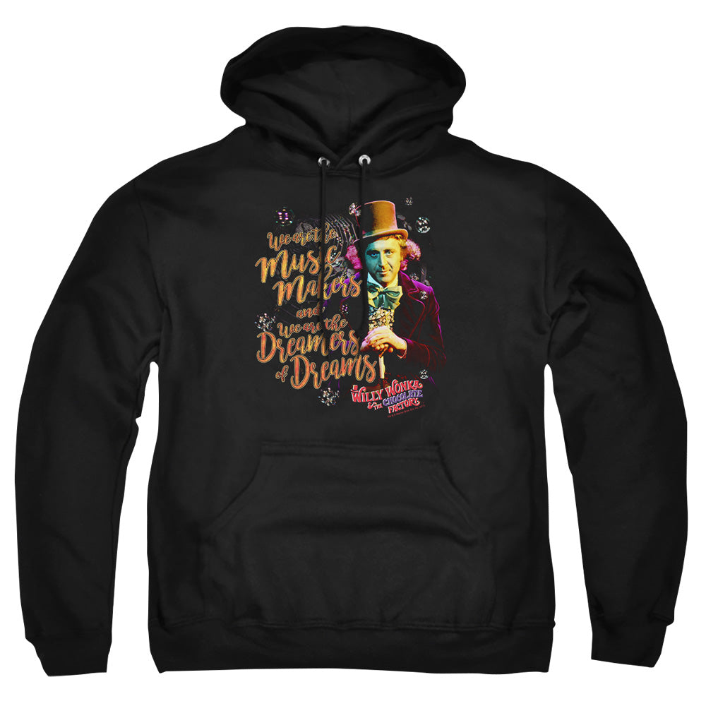 Willy Wonka And The Chocolate Factory Music Makers Mens Hoodie Black Officially Licensed