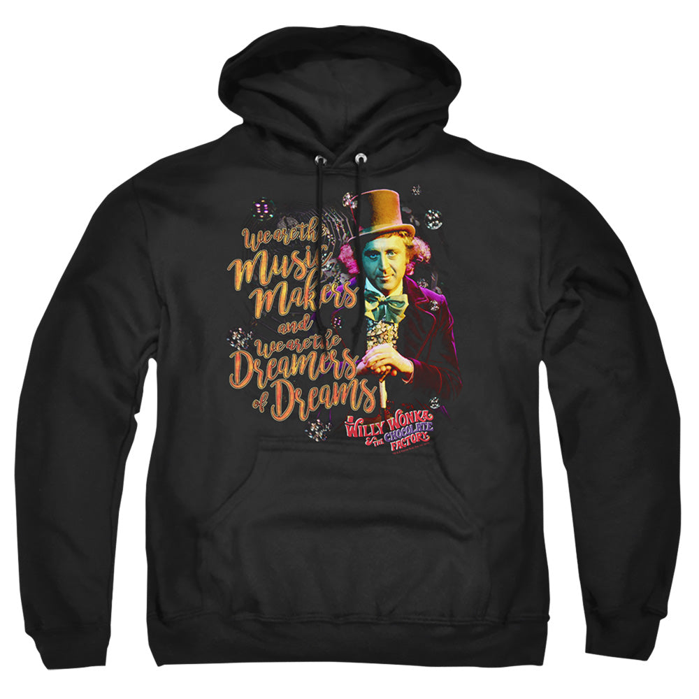 Willy Wonka And The Chocolate Factory Music Makers Mens Hoodie Black Officially Licensed