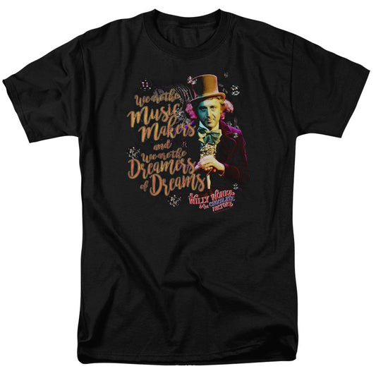 Willy Wonka And The Chocolate Factory Music Makers Mens T Shirt Black Officially Licensed