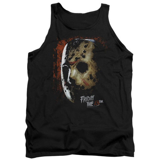 Friday The 13Th Mask Of Death Mens Tank Top Shirt Black Officially Licensed