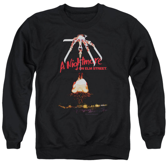 Nightmare On Elm Street Alternate Poster Mens Crewneck Sweatshirt Black Officially Licensed