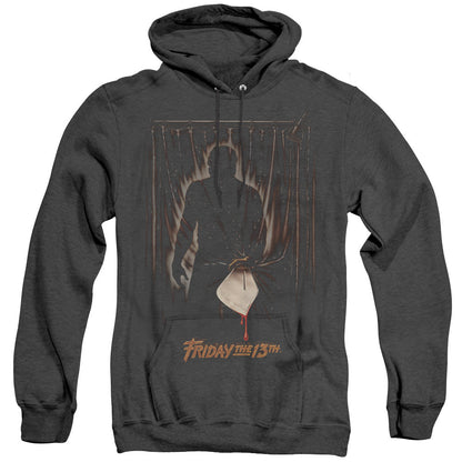 Friday The 13Th Part 3 Poster Heather Mens Hoodie Black Officially Licensed