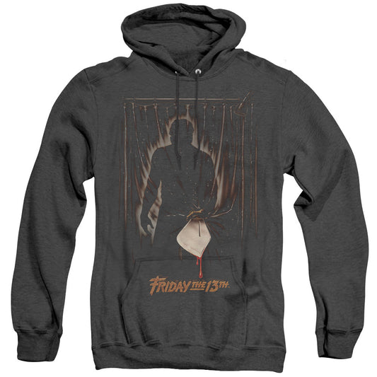 Friday The 13Th Part 3 Poster Heather Mens Hoodie Black Officially Licensed