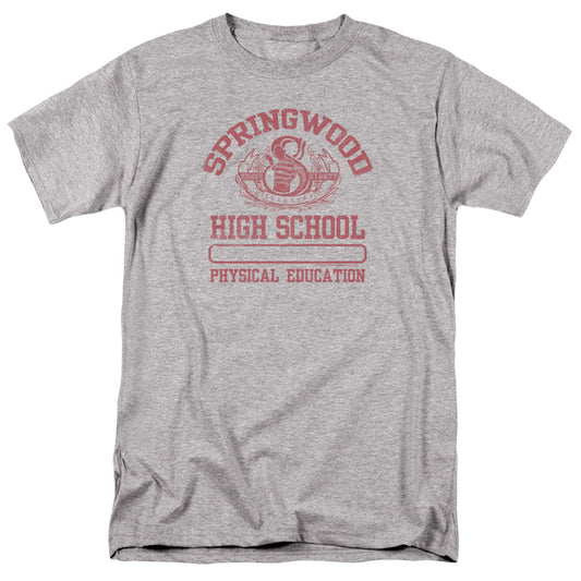 Nightmare On Elm Street Springwood High Mens T Shirt Athletic Heather Officially Licensed