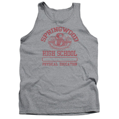 Nightmare On Elm Street Springwood High Mens Tank Top Shirt Athletic Heather Officially Licensed