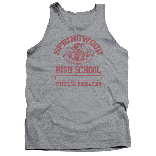 Nightmare On Elm Street Springwood High Mens Tank Top Shirt Athletic Heather Officially Licensed