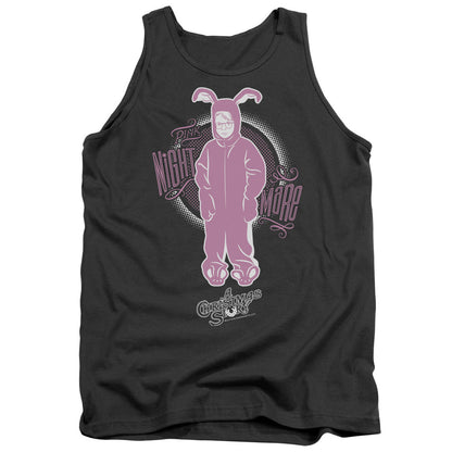A Christmas Story Pink Nightmare Mens Tank Top Shirt Charcoal Officially Licensed