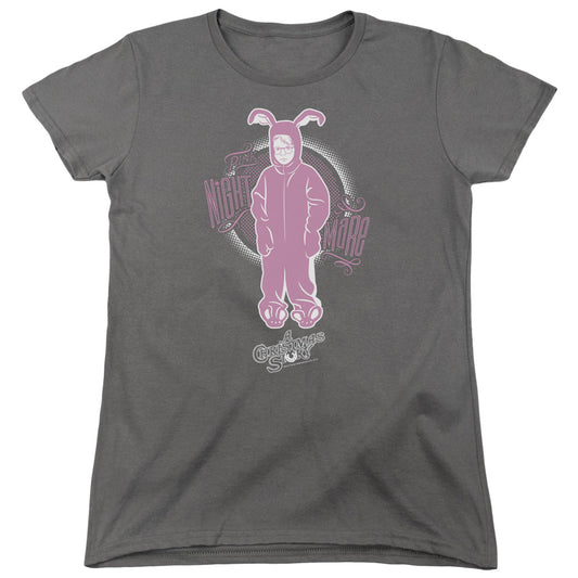 A Christmas Story Pink Nightmare Womens T Shirt Charcoal Officially Licensed