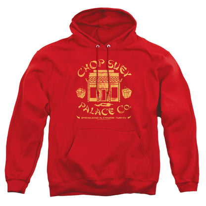 A Christmas Story Chop Suey Palace Co Mens Hoodie Red Officially Licensed