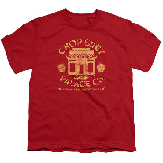 A Christmas Story Chop Suey Palace Kids Youth T Shirt Red Officially Licensed