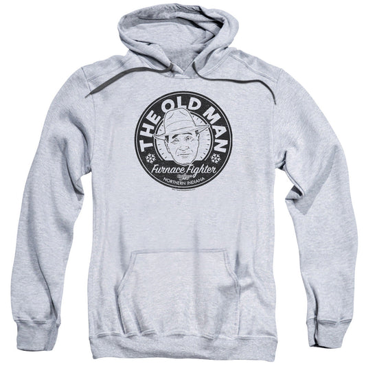 A Christmas Story The Old Man Mens Hoodie Athletic Heather Officially Licensed